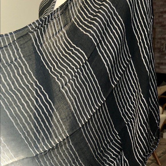 Black and White boho Striped ombré kimono one size - Picture 5 of 7